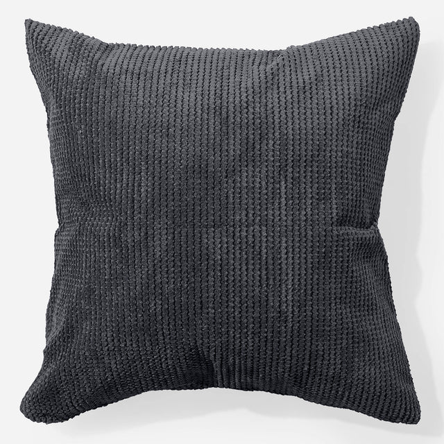 Fodera per Cuscino Gigante 70 x 70cm - Pompon Nero 01