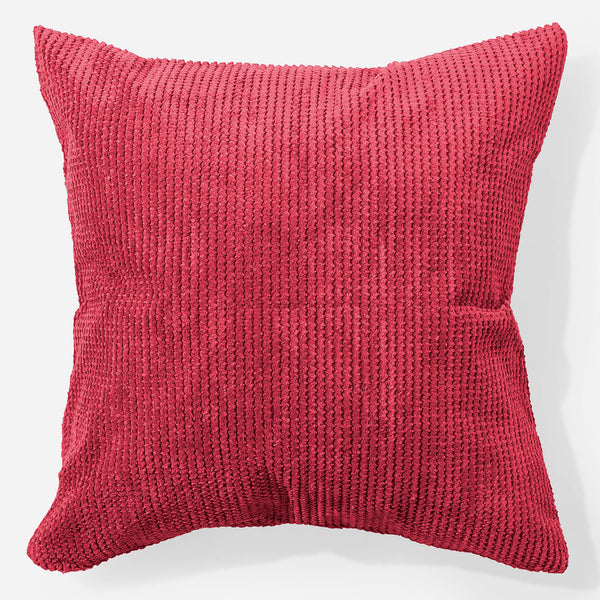 Fodera per Cuscino Gigante 70 x 70cm - Pompon Rosso pastello 01