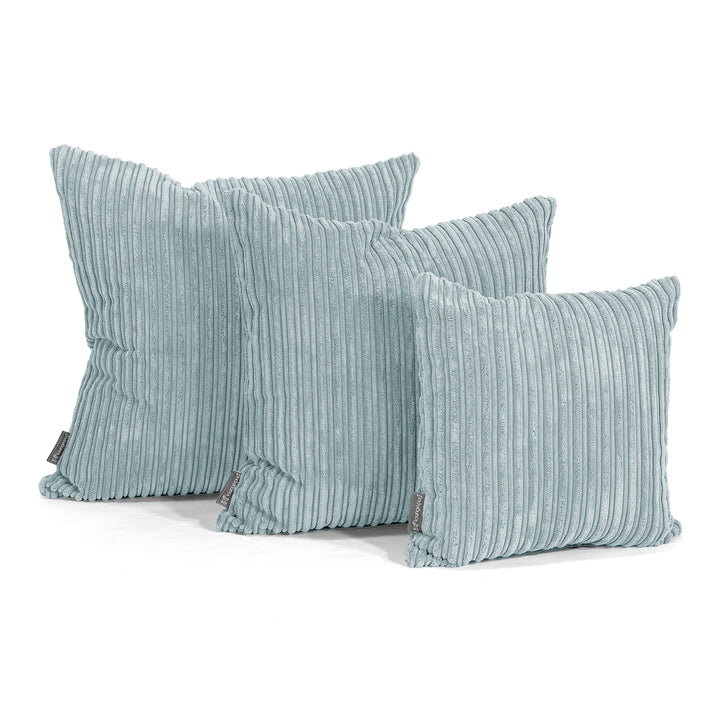 Fodera per Cuscino Gigante 70 x 70cm - Velluto a Coste Verde Menta 02