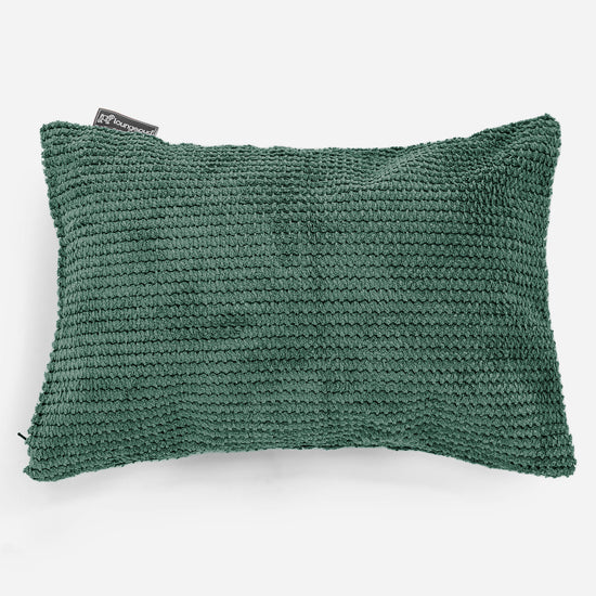 Fodera per Cuscino Rettangolare 35 x 50cm - Pompon Verde Muschio 01