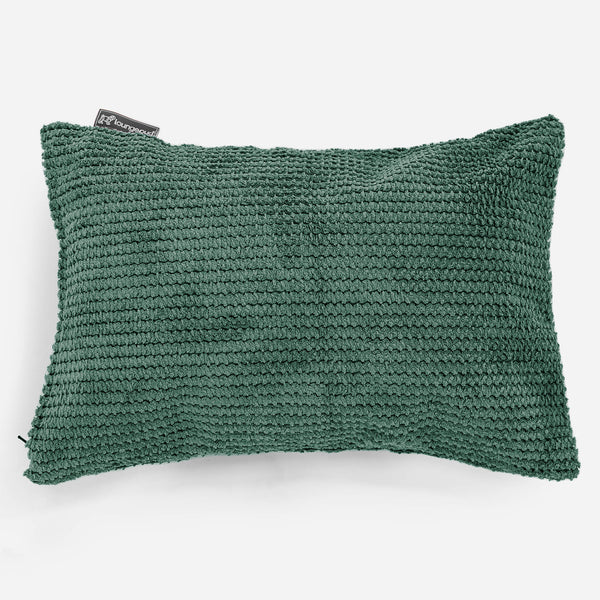 Fodera per Cuscino Rettangolare 35 x 50cm - Pompon Verde Muschio 01