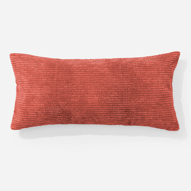Fodera per Cuscino Rettangolare Gigante 40 x 70cm - Pompon Arancione Zucca 01