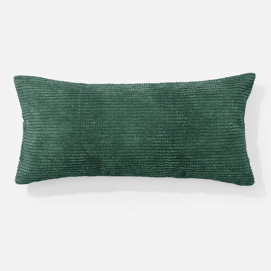 Fodera per Cuscino Rettangolare Gigante 40 x 70cm - Pompon Verde Muschio 01