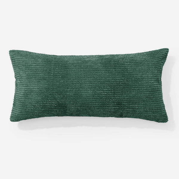 Fodera per Cuscino Rettangolare Gigante 40 x 70cm - Pompon Verde Muschio 01