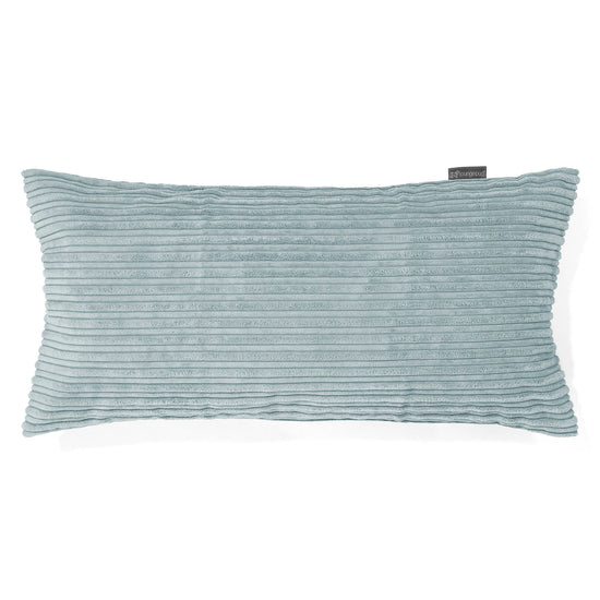 Fodera per Cuscino Rettangolare Gigante 40 x 70cm - Velluto a Coste Verde Menta 01