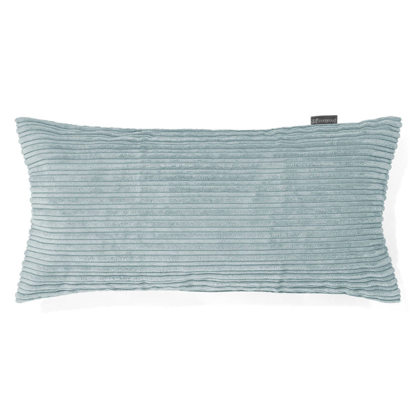 Fodera per Cuscino Rettangolare Gigante 40 x 70cm - Velluto a Coste Verde Menta 01