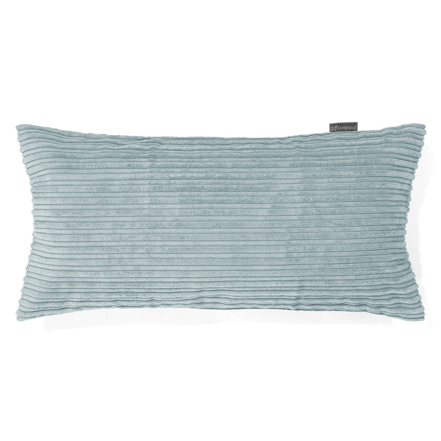 Fodera per Cuscino Rettangolare Gigante 40 x 70cm - Velluto a Coste Verde Menta 01