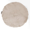 Fodera per Cuscino Rotondo 50cm - Pompon Panna 01