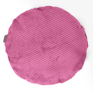 Fodera per Cuscino Rotondo 50cm - Pompon Rosa