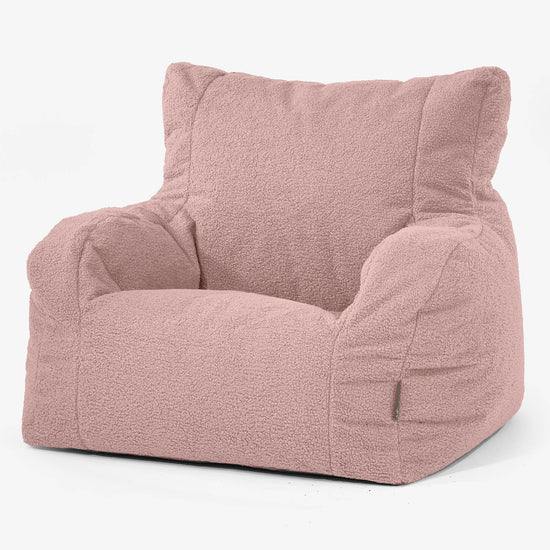 Josephine Poltrona Sacco,  Pouf - Bouclé Rosa 01
