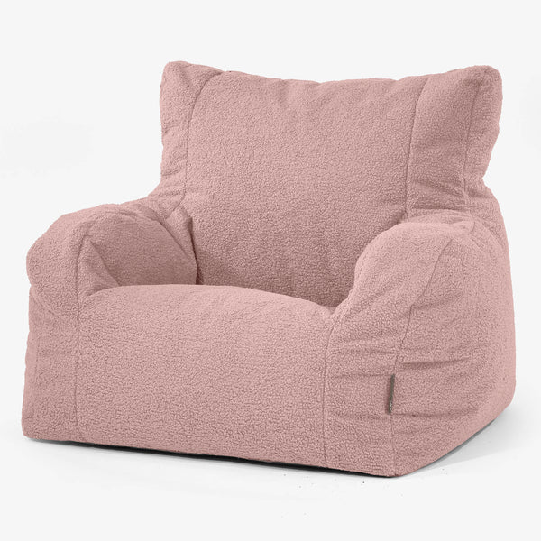 Josephine Poltrona Sacco,  Pouf - Bouclé Rosa 01