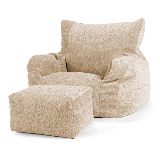 Josephine Poltrona Sacco, Pouf - Ciniglia di Lusso Visone 02