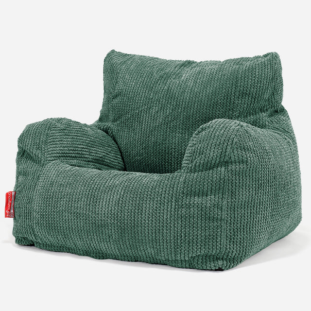 Josephine Poltrona Sacco, Pouf - Pompon Verde Muschio 01