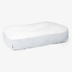 Lettino per Cani Sloucher XL - Eco-pelliccia di Coniglio Azzurro Polvere