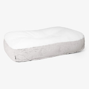 Lettino per Cani Sloucher XL - Eco-pelliccia di Coniglio Grigio Chiaro