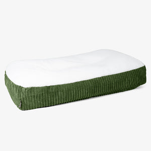 Lettino per Cani Sloucher XL - Sherpa & Velluto a Coste Verde Foresta