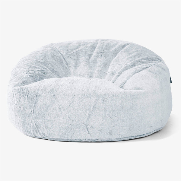 Pouf Sacco Gigante 'Mammut' Copertura di Ricambio - Eco-pelliccia di Coniglio 01