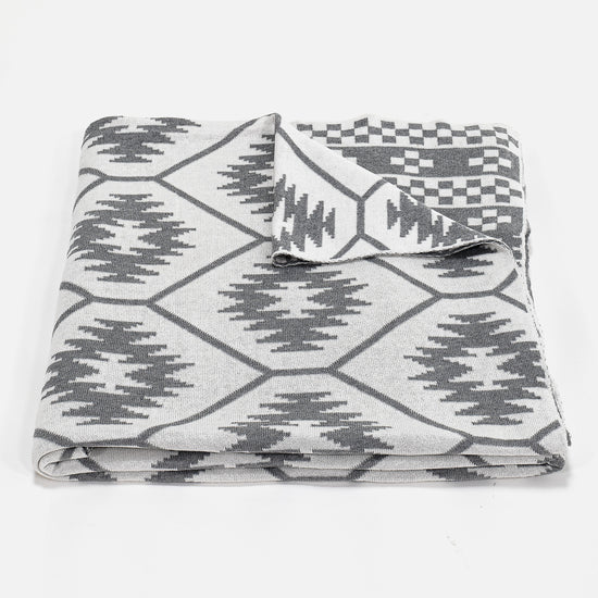 Coperta / Plaid - Lavorato a Maglia Horizon 03