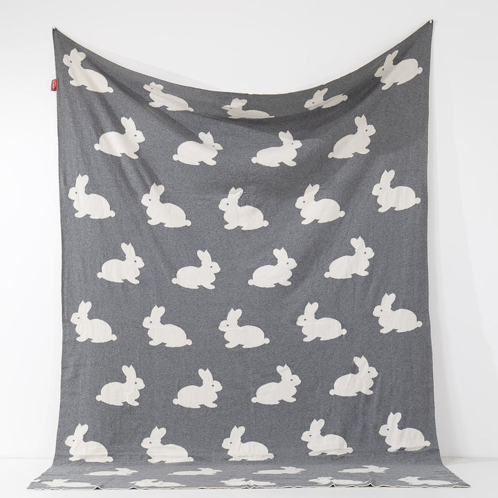 Coperta / Plaid - Lavorato a Maglia Rabbit 01