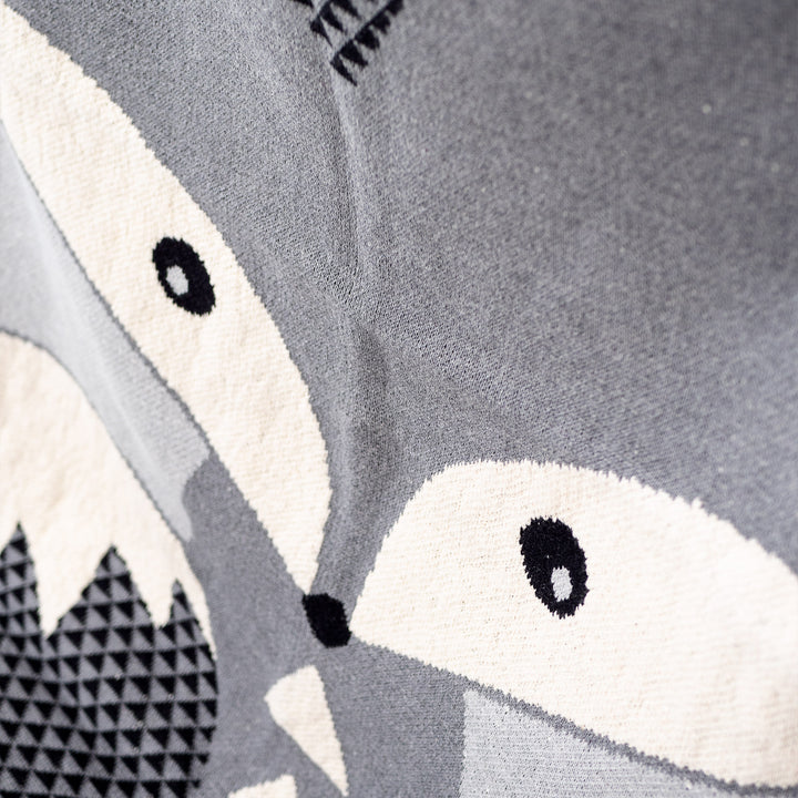Coperta / Plaid - Lavorato a Maglia Volpe Solista 03