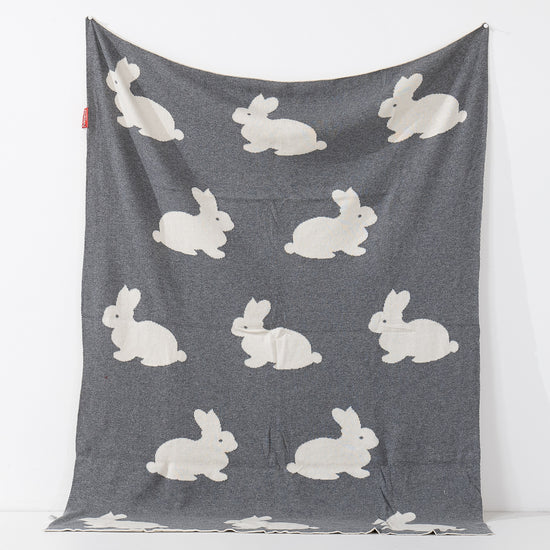 Coperta / Plaid Per Bambini - Lavorato a Maglia Coniglio 02