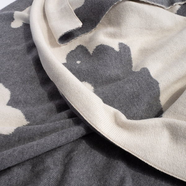 Coperta / Plaid Per Bambini - Lavorato a Maglia Coniglio Fabric Close-up Image