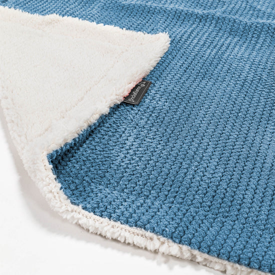 Plaid / Coperta Sherpa - Pompon Cielo 01