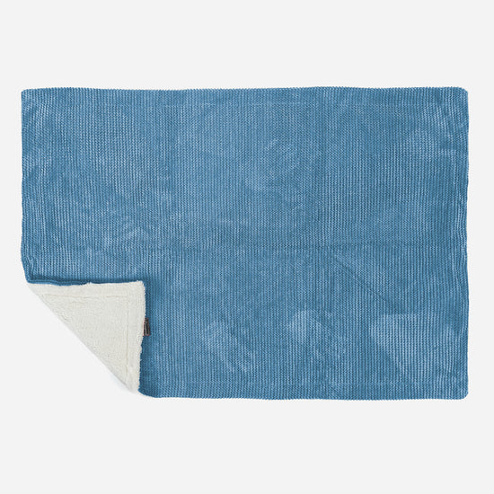 Plaid / Coperta Sherpa - Pompon Cielo 03