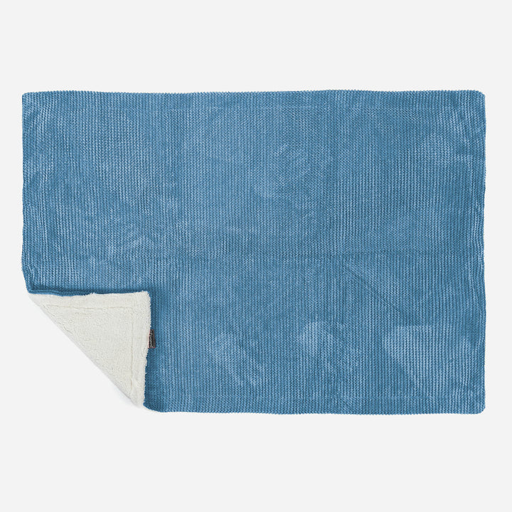 Plaid / Coperta Sherpa - Pompon Cielo 03