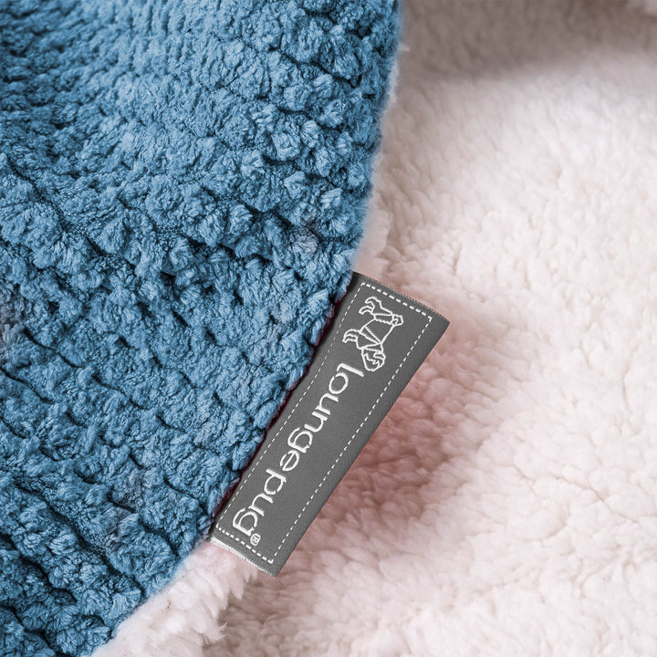Plaid / Coperta Sherpa - Pompon Cielo 04