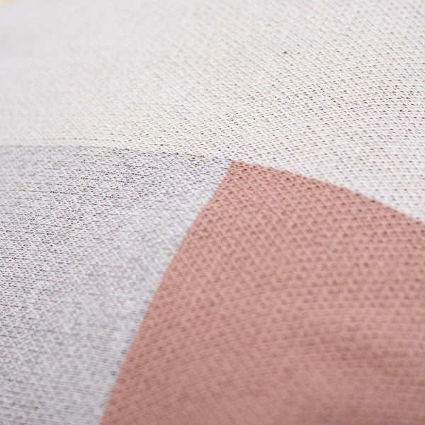 Poggiapiedi Piccolo - Lavorato a Maglia Blocco di Colore Grigio Fabric Close-up Image