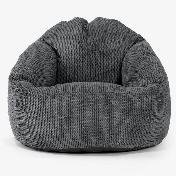 Poltrona a Sacco Bubble - Pompon Nero 01