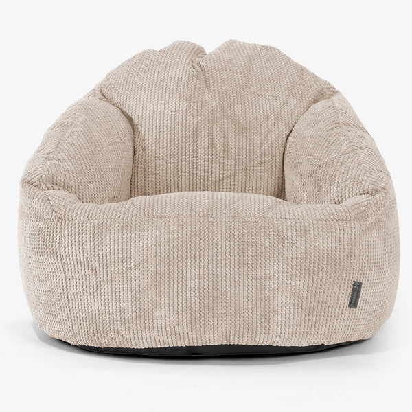 Poltrona a Sacco Bubble - Pompon Panna 01