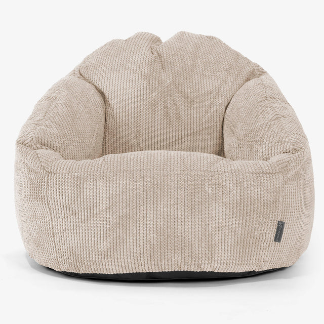 Poltrona a Sacco Bubble - Pompon Panna 01