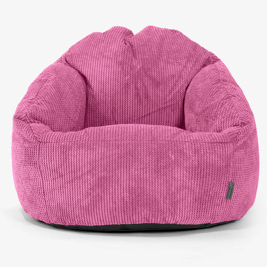 Poltrona a Sacco Bubble - Pompon Rosa 01