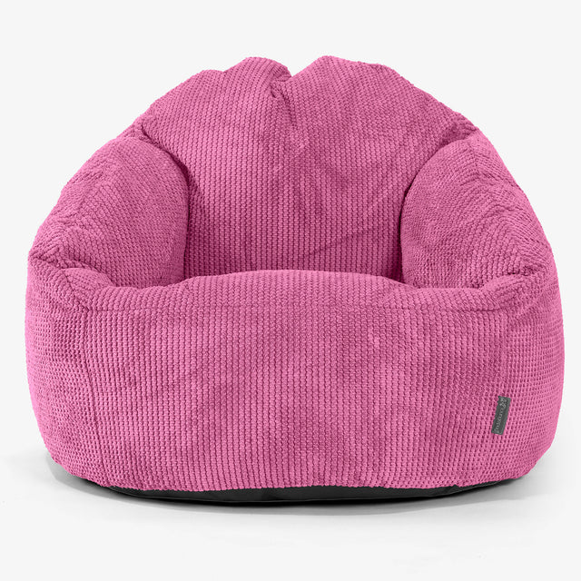 Poltrona a Sacco Bubble - Pompon Rosa 01