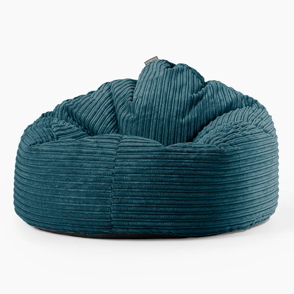 Poltrona Sacco 'Archi', Pouf - Velluto a Coste Tiglio 01