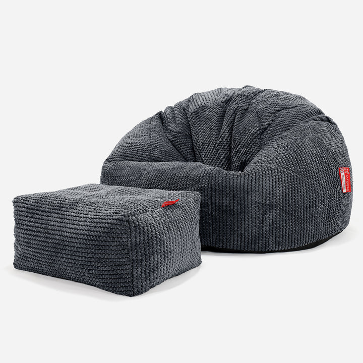 Poltrona Sacco 'Classico' - Pompon Nero 02