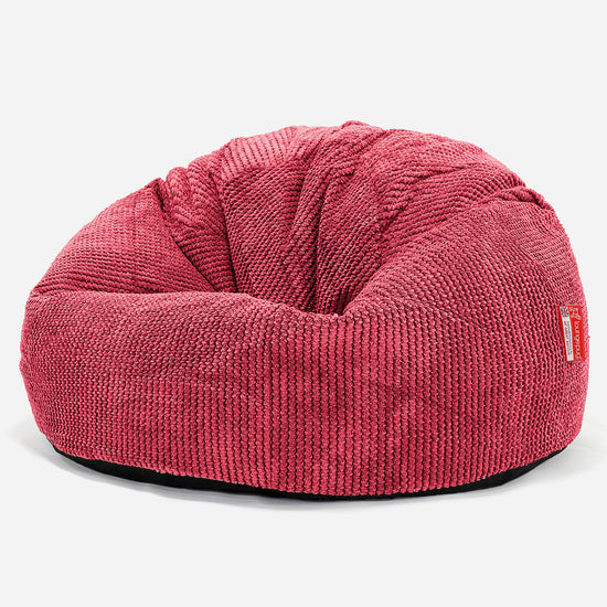 Poltrona Sacco 'Classico' - Pompon Rosso pastello 01