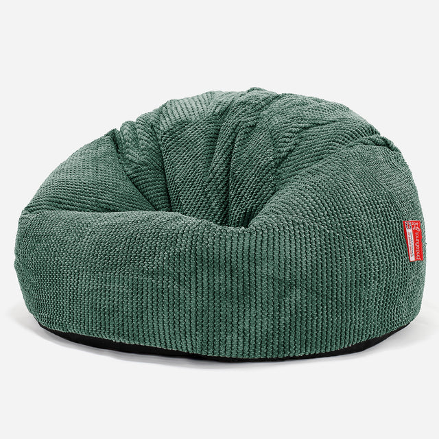 Poltrona Sacco 'Classico' - Pompon Verde Muschio 01
