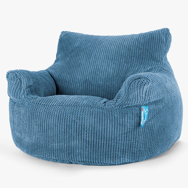 Poltrona Sacco Per Bambini 3-8 anni - Pompon Cielo 01