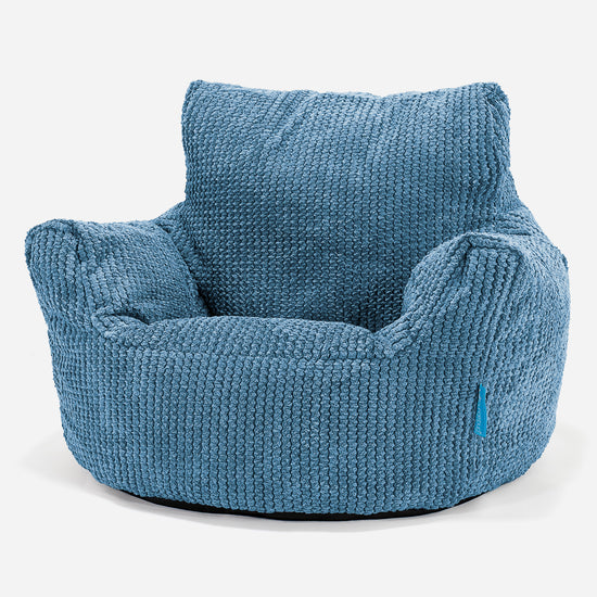 Poltrona Sacco Per Bambini Piccolo 1-3 anni - Pompon Cielo 01
