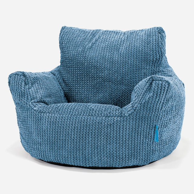 Poltrona Sacco Per Bambini Piccolo 1-3 anni - Pompon Cielo 01