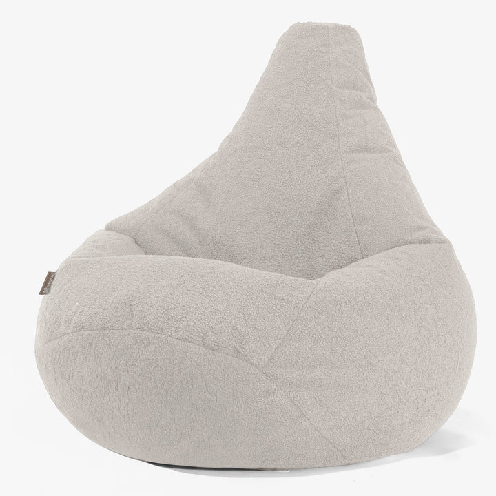Poltrona Sacco Pouf 'Gioco' - Bouclé Avorio 02