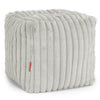 Pouf Cubo Poggiapiedi - Velluto Felpato Ultra Morbido Verde Salvia1