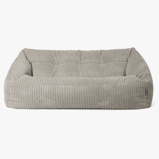 Pouf Divano Maya - Velluto a Coste Visone 01