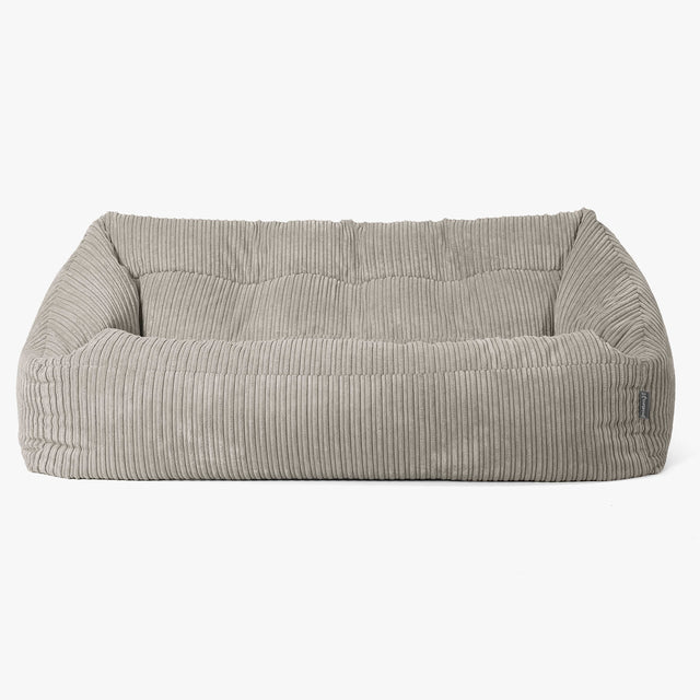 Pouf Divano Maya - Velluto a Coste Visone 01