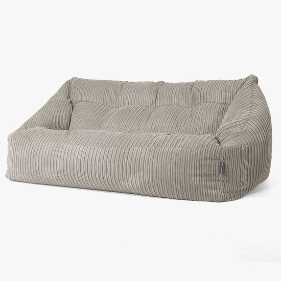 Pouf Divano Maya - Velluto a Coste Visone 03