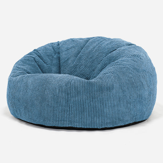 Pouf Divano, Sacco - Pompon Cielo 01