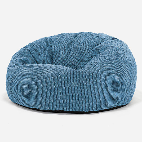 Pouf Divano, Sacco - Pompon Cielo 01